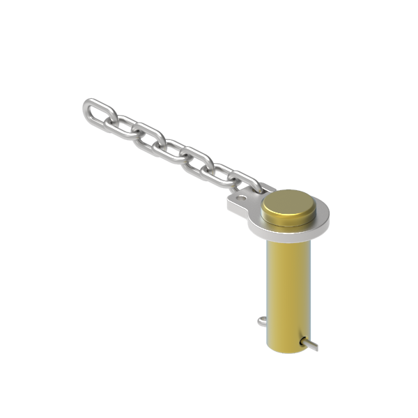 END LINK PIN RETAINER W/ CHAIN AND HANDLE PIN Ramey Martin Energy Tools